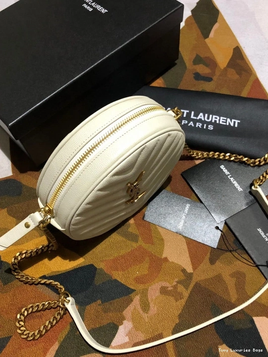 Tony Luxuries CAMERA VINYLE BAG YSL ROUND 0722